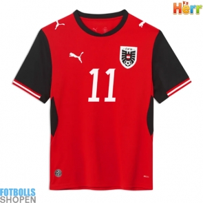 Billiga Österrike Michael Gregoritsch #11 Hemmatröja VM 2026 Kortärmad